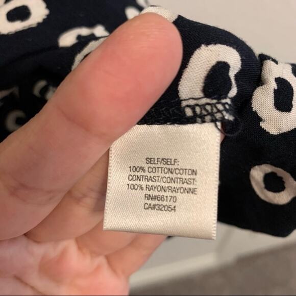 Anthropologie Eloise Black and White Mini Dress Small - Picture 8 of 9